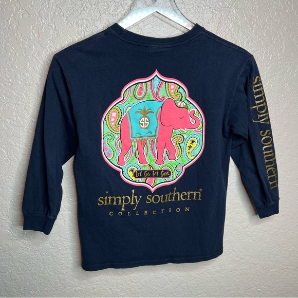 Simply Southern Elephant Long Sleeve Top - Picture 5 of 6